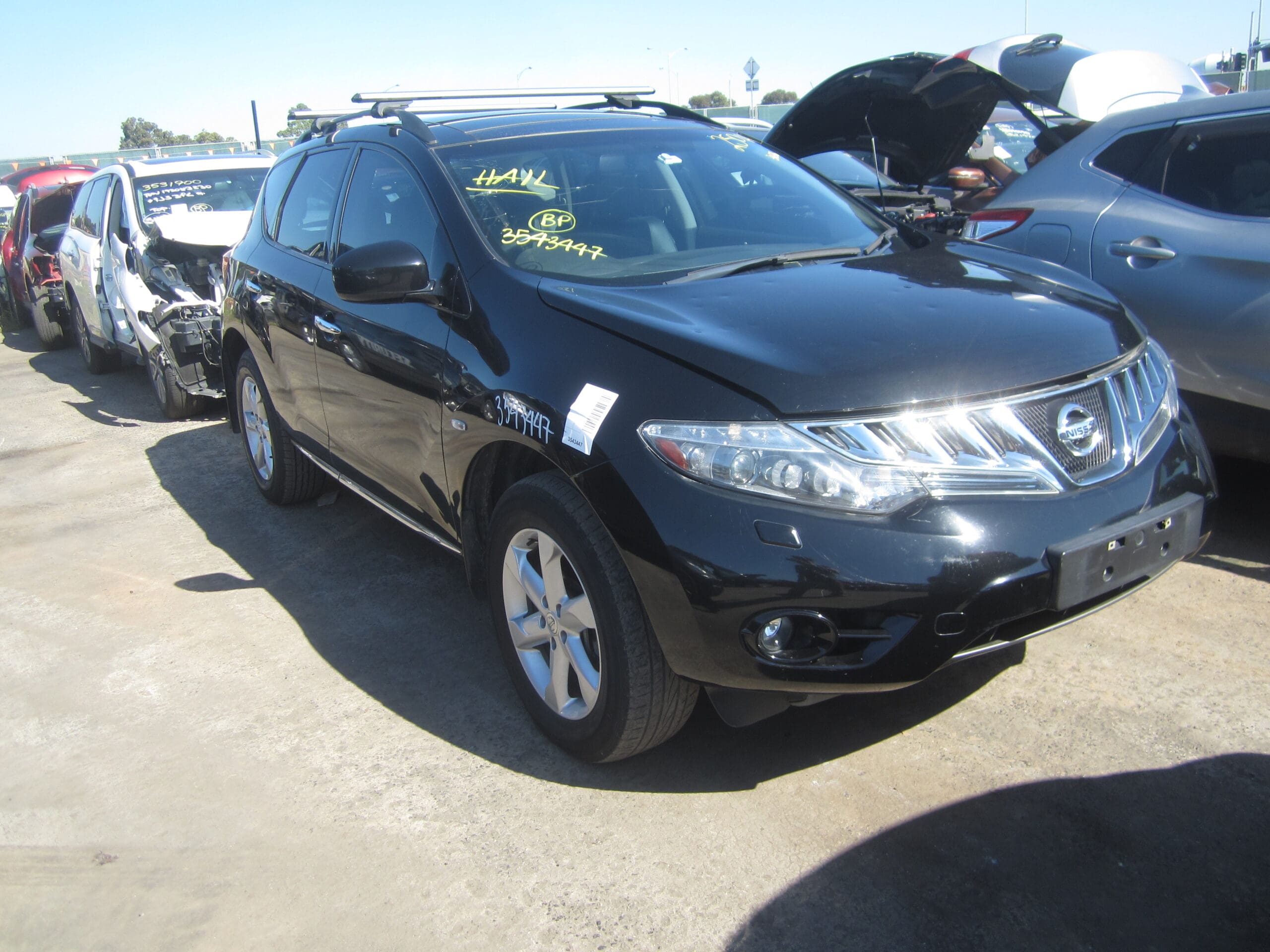 NISSAN MURANO Z51 Ti VQ35 AWD AUTO BLACK 2010 WRECKING