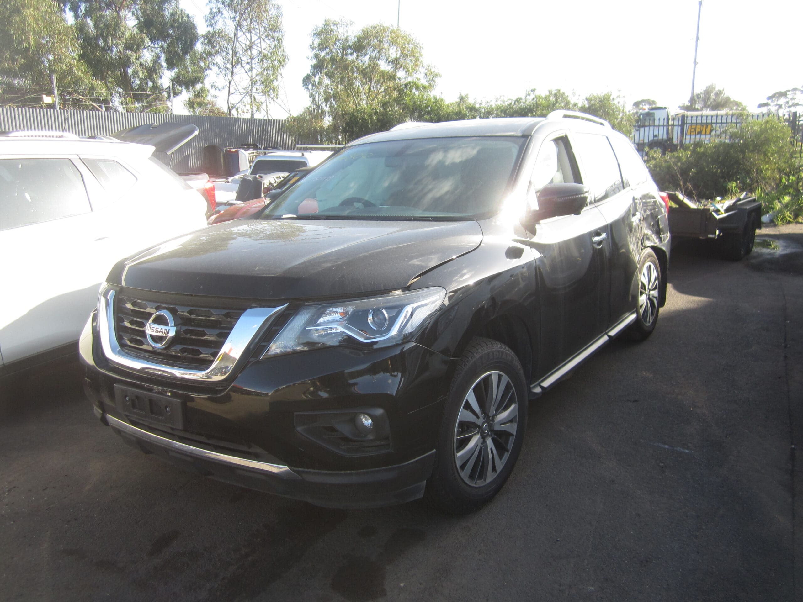 NISSAN PATHFINDER R52 ST-L VQ35 AUTO BLACK 2019 WRECKING