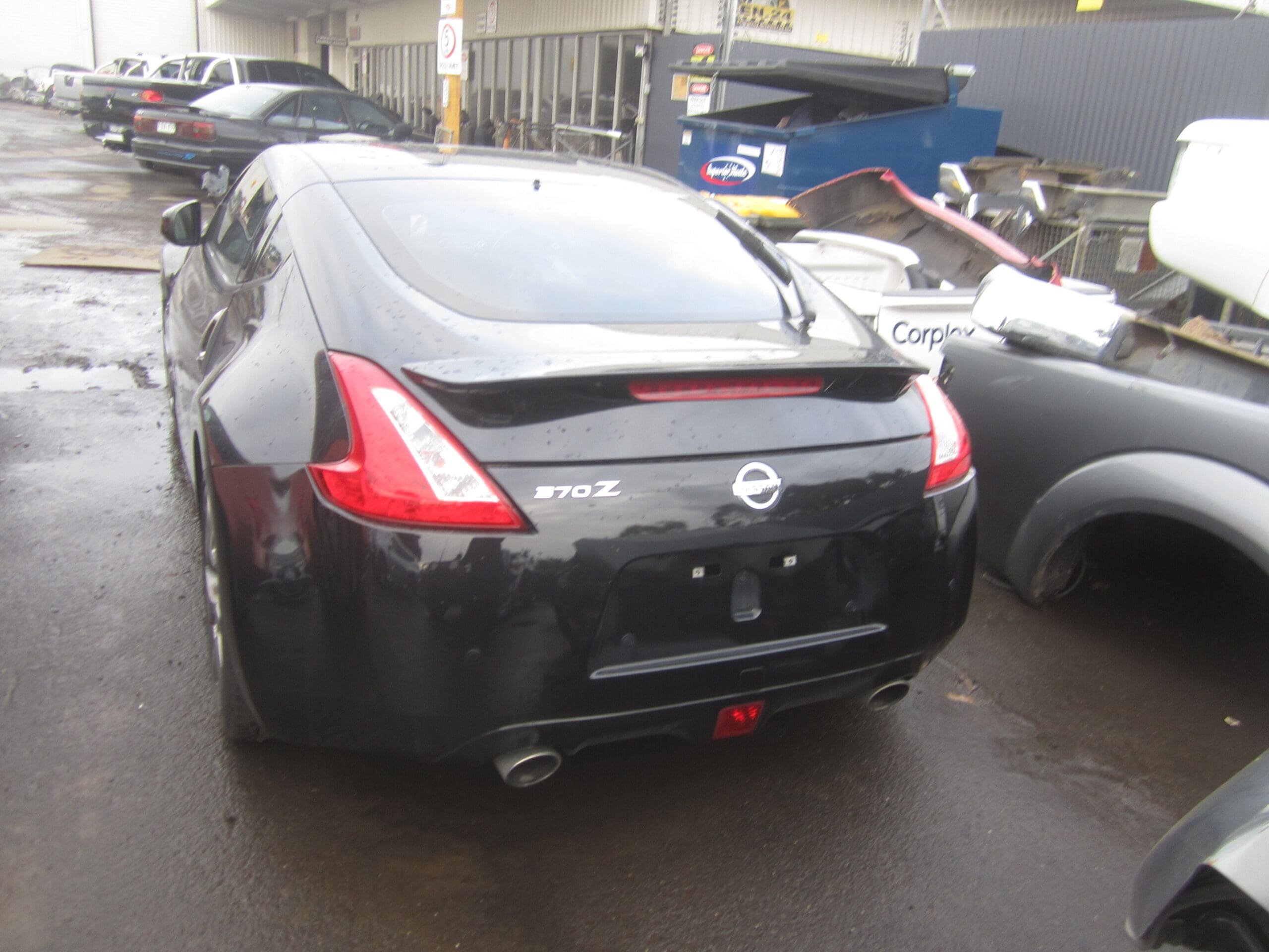 NISSAN 370Z Z34 COUPE VQ37 V6 BLACK 2012 WRECKING
