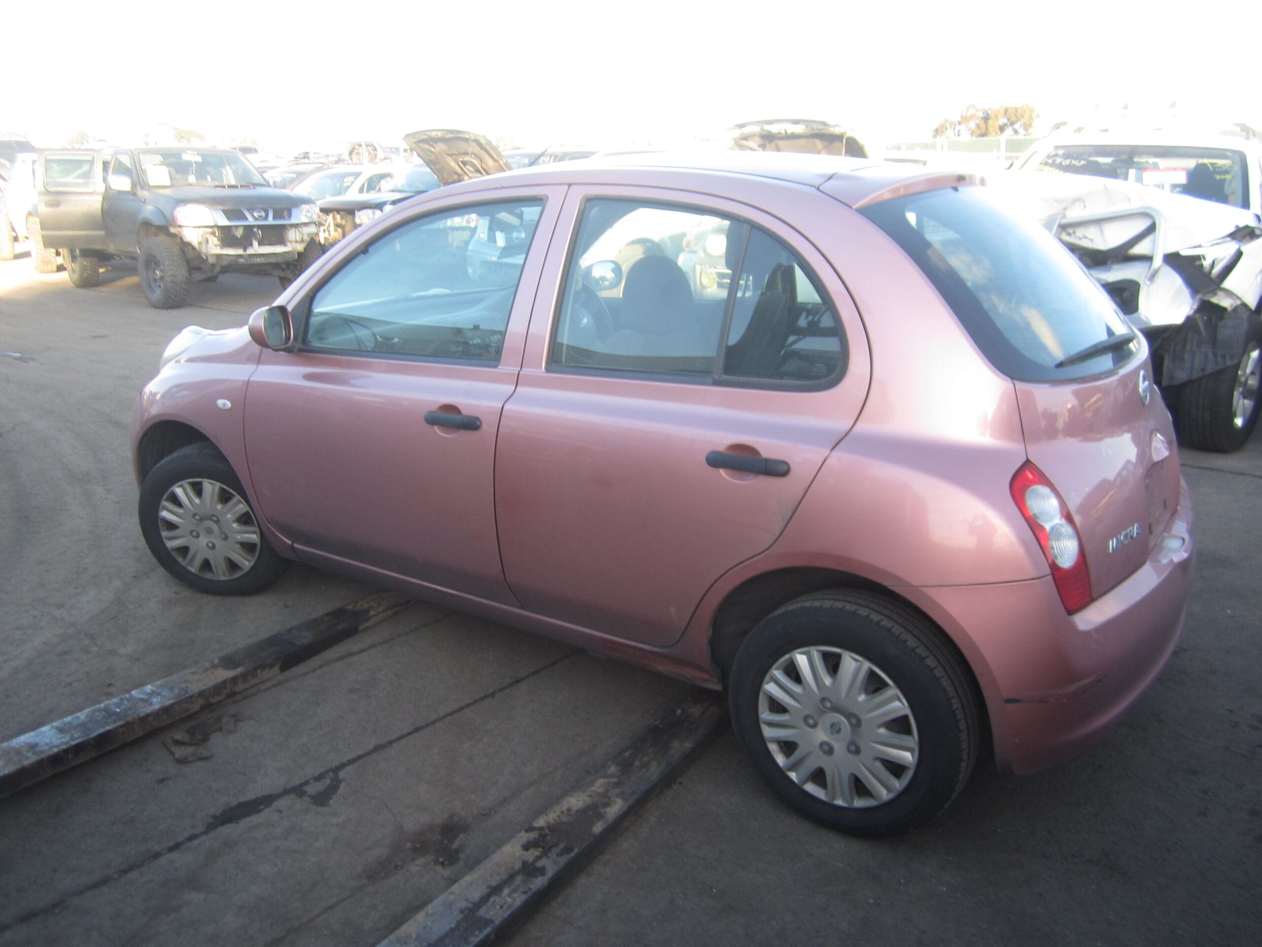 NISSAN MICRA K12 1.4 PINK 2009 WRECKING