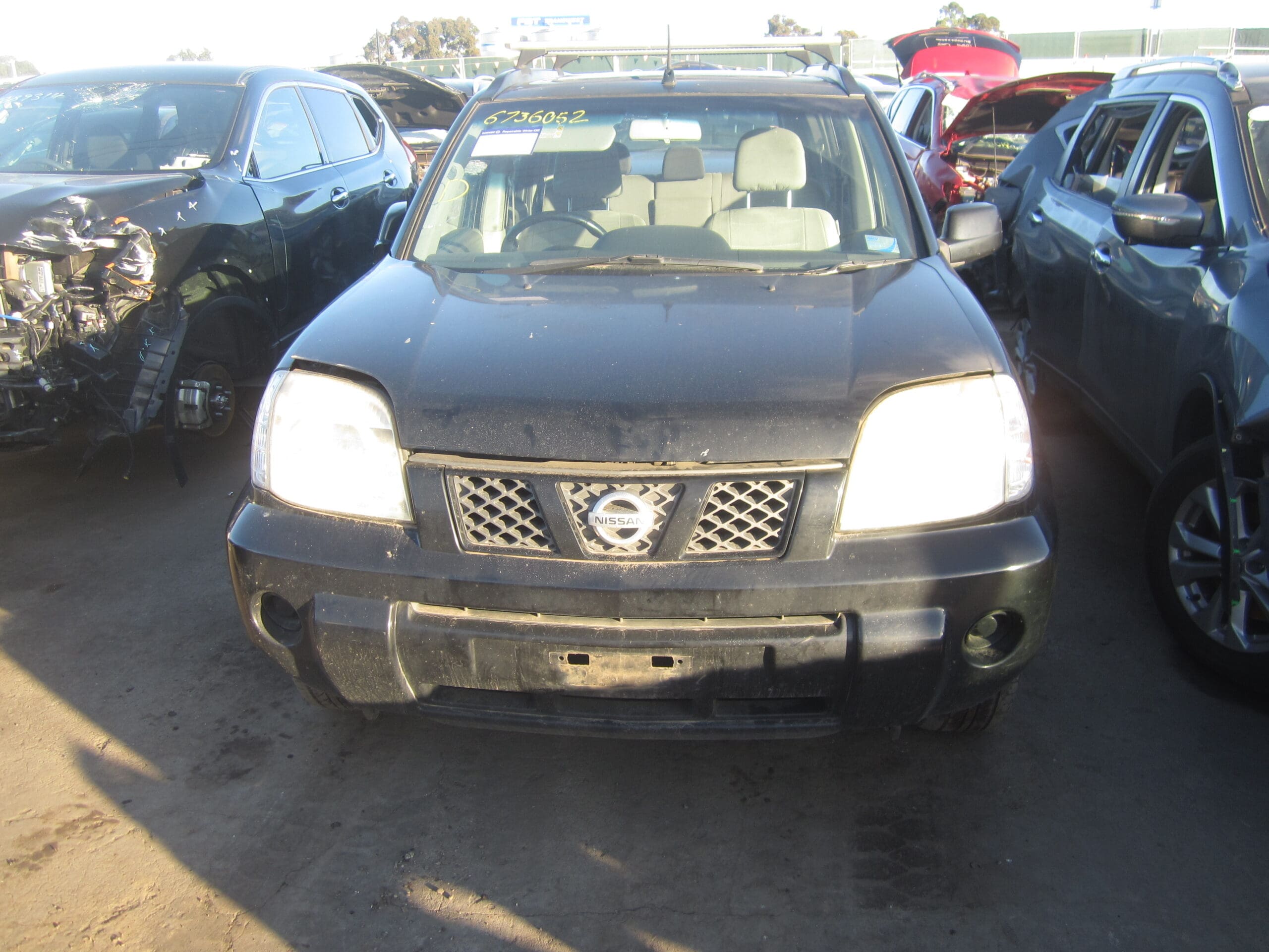 NISSAN X-TRAIL T30 ST QR25 4X4 BLACK 2005 WRECKING
