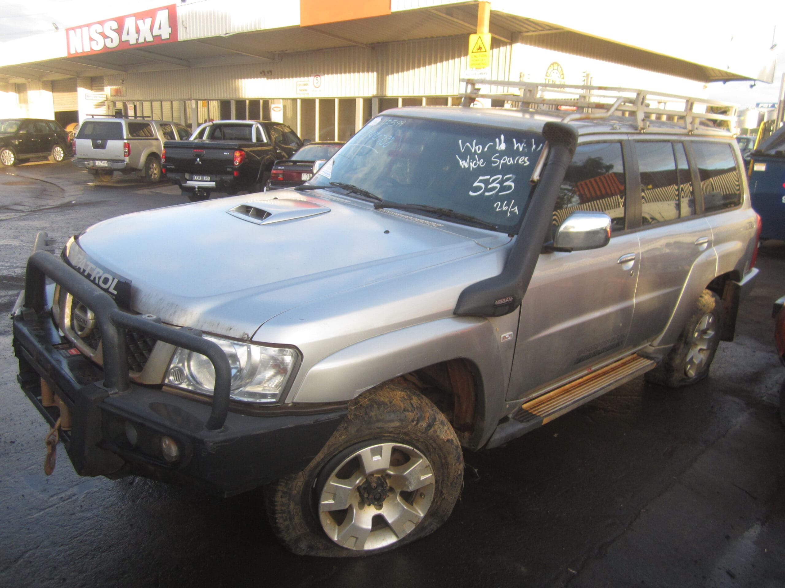 NISSAN PATROL Y61 GU WAGON ZD30 CR SILVER 2015 WRECKING