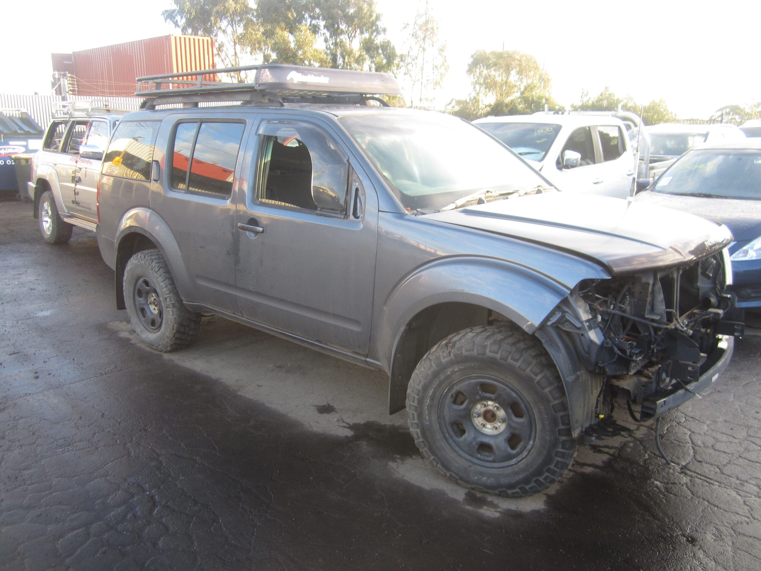 NISSAN PATHFINDER R51 ST-L YD25 DIESEL GREY 2008 WRECKING