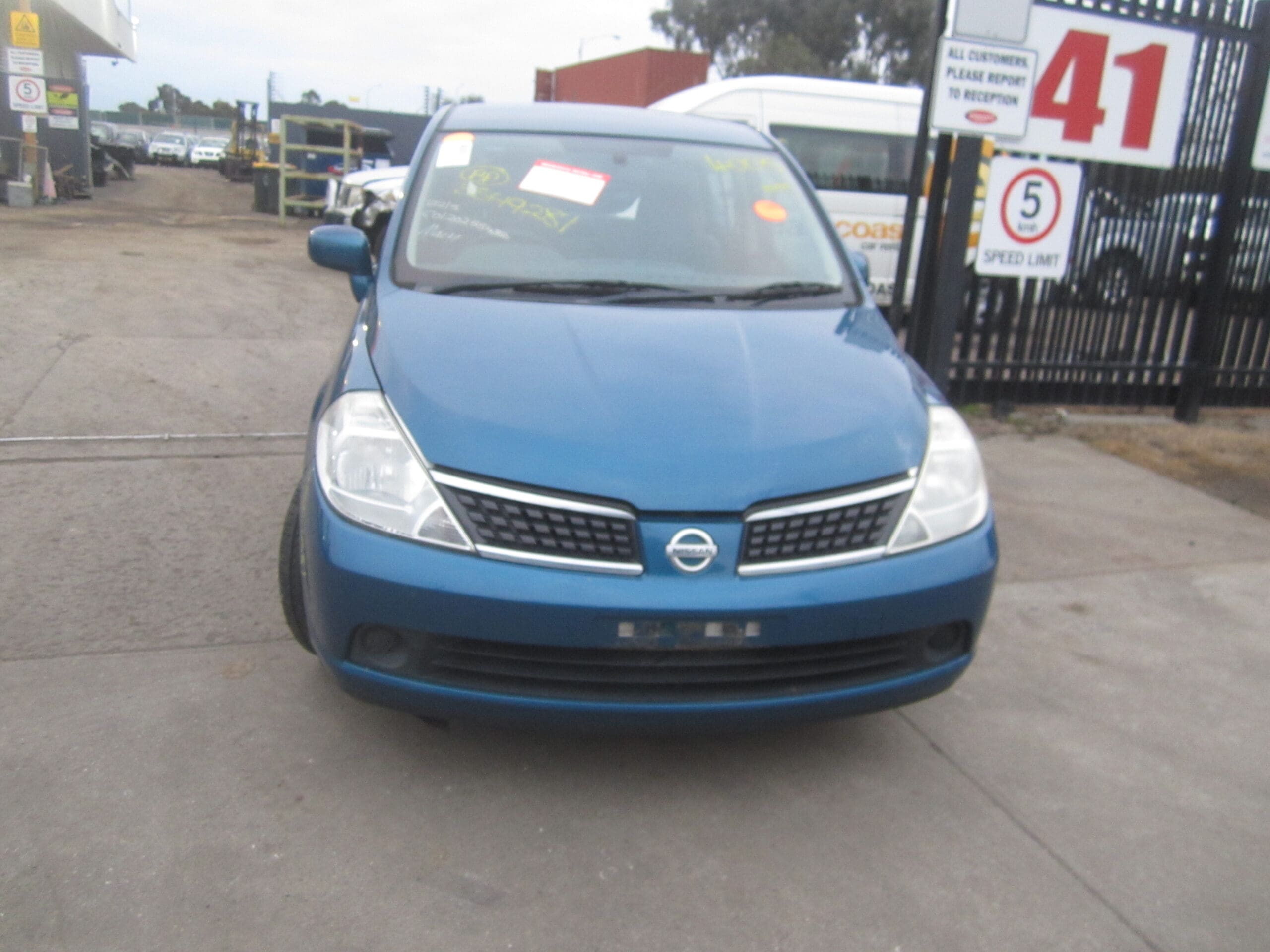 NISSAN TIIDA C11 HATCH 1.8L BLUE 2008 WRECKING