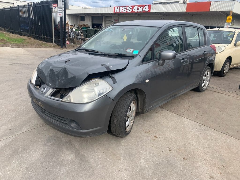 NISSAN TIIDA C11 ST 1.8 GREY 2008 WRECKING