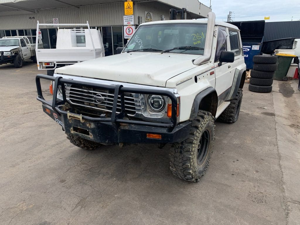 NISSAN PATROL GQ Y60 SHORT WHEELBASE TB42 TURBO PETROL WRECKING