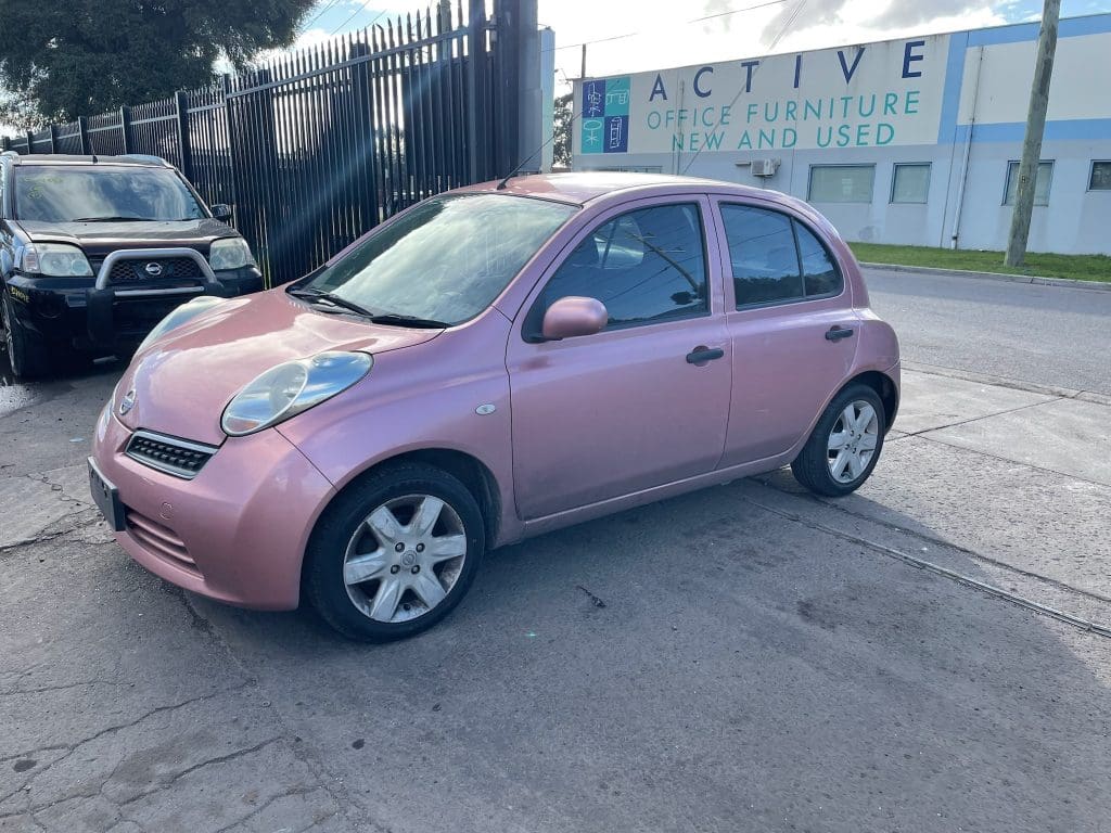 NISSAN MICRA K12 CR14 PINK 2009 WRECKING