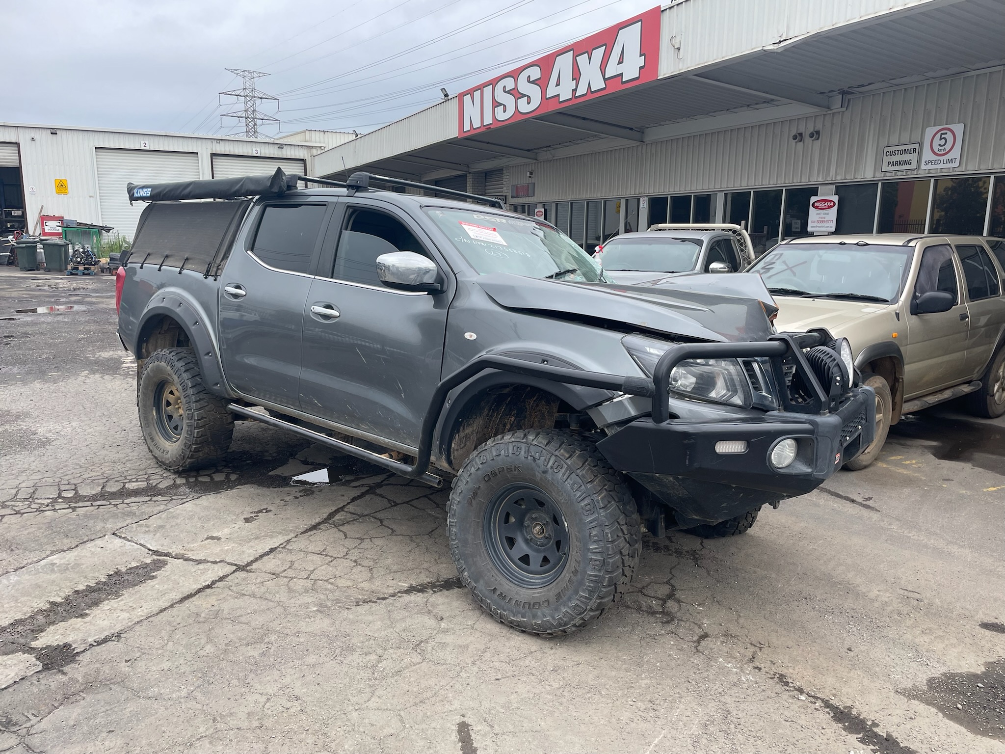 NISSAN NAVARA D23 NP300 ST YS23 DIESEL GREY 2017 WRECKING