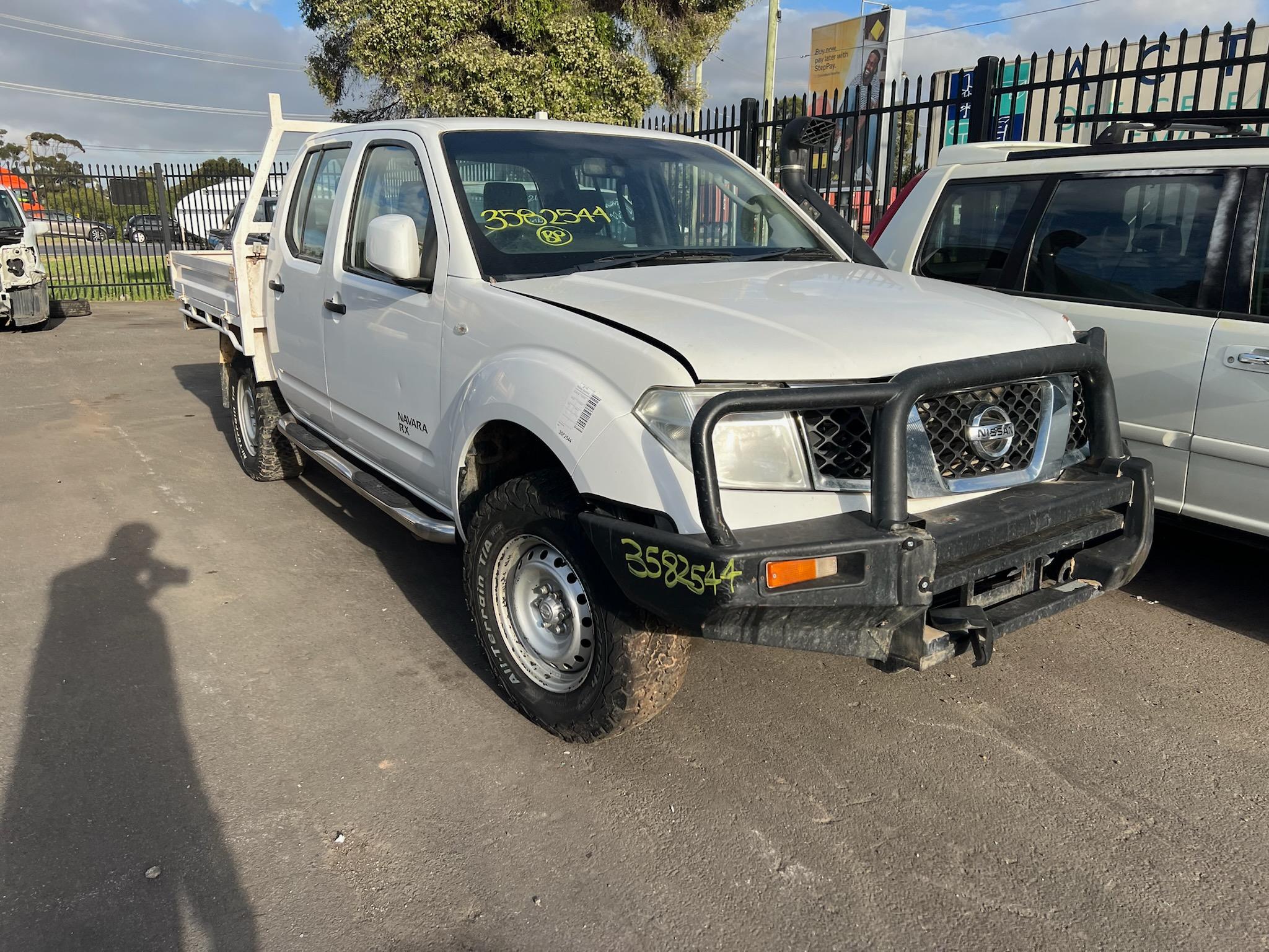 NISSAN NAVARA D40 MNT THAI RX DUALCAB YD25 2012 WHITE WRECKING