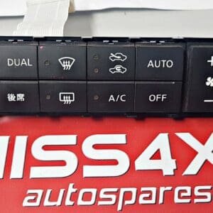 NISSAN ELGRAND E51 S3 DUAL-ZONE HEATER CONTROL PANEL , SUITS 2008 - 2010